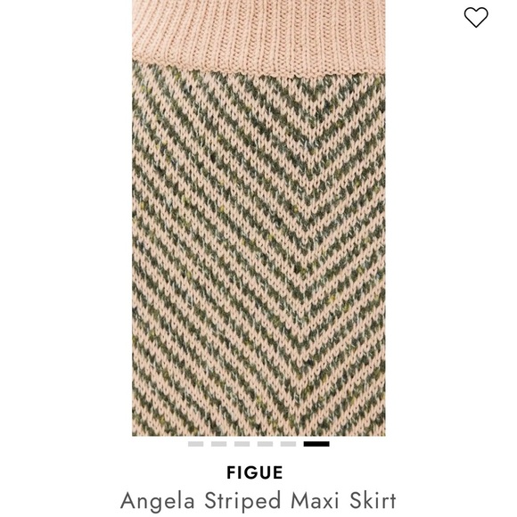 FIGUE Angela Jacquard Knit Sweater Skirt size large EUC - Picture 7 of 15